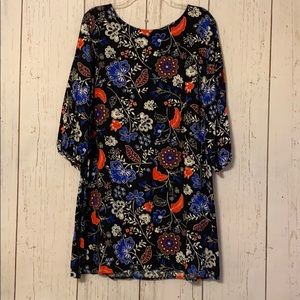 Old Navy 3/4 sleeve Floral Dress